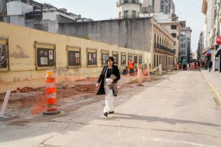 Obras en la calle Rincón en el marco del programa Late Ciudad Vieja Obras en la calle Rincón en el marco del programa Late Ciudad Vieja , 03 de julio de 2023