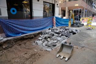 Obras en la calle Rincón en el marco del programa Late Ciudad Vieja Obras en la calle Rincón en el marco del programa Late Ciudad Vieja , 03 de julio de 2023