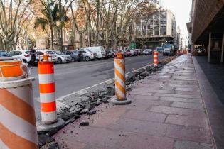 Obras en la calle Rincón en el marco del programa Late Ciudad Vieja , 03 de julio de 2023