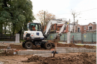 Avance de obras de renovación en Villa Dolores en el marco del programa Montevideo Avanza , 04 de julio de 2023