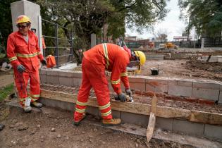 Avance de obras de renovación en Villa Dolores en el marco del programa Montevideo Avanza , 04 de julio de 2023