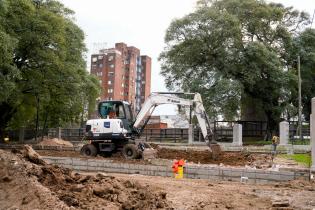 Avance de obras de renovación en Villa Dolores en el marco del programa Montevideo Avanza , 04 de julio de 2023