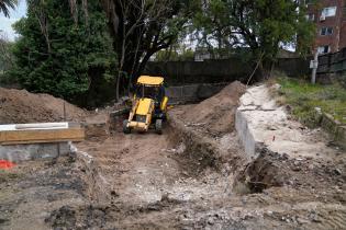 Avance de obras de renovación en Villa Dolores en el marco del programa Montevideo Avanza , 04 de julio de 2023