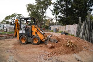 Avance de obras de renovación en Villa Dolores en el marco del programa Montevideo Avanza , 04 de julio de 2023