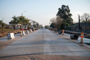 Avance de obras en Avda. Pedro de Mendoza entre Domingo Arena y Coralio Lacosta