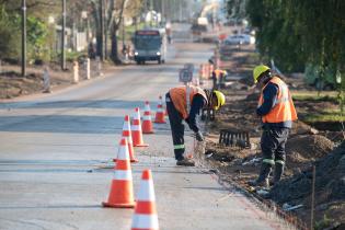 Avance de obras en Avda. Pedro de Mendoza entre Domingo Arena y Coralio Lacosta