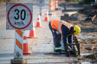 Avance de obras en Avda. Pedro de Mendoza entre Domingo Arena y Coralio Lacosta