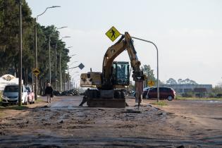 Avance de obras en Avda. Pedro de Mendoza entre Domingo Arena y Coralio Lacosta