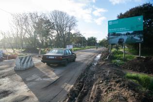 Avance de obras en Luis Batlle Berres. 7 de julio de 2023