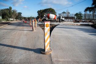 Avance de obras en Luis Batlle Berres. 7 de julio de 2023