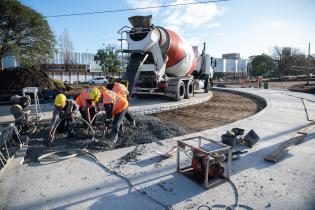 Avance de obras en Luis Batlle Berres Avance de obras en Luis Batlle Berres. 7 de julio de 2023