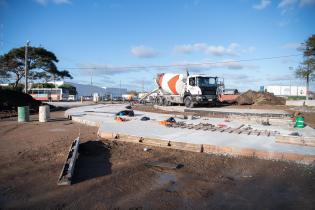 Avance de obras en Luis Batlle Berres. 7 de julio de 2023