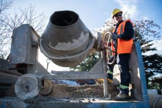 Avance de obras en Luis Batlle Berres. 7 de julio de 2023