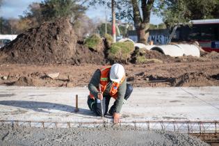 Avance de obras en Luis Batlle Berres. 7 de julio de 2023