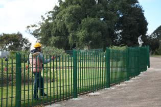 Avance de obras en el Rosedal del Prado Avance de obras en el Rosedal del Prado