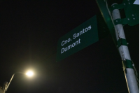 Encendido de luces en Santos Dumont