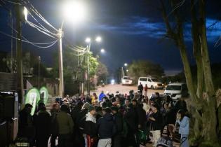 Montevideo se ilumina en el barrio 21 de Enero Montevideo se ilumina en el barrio 21 de Enero
