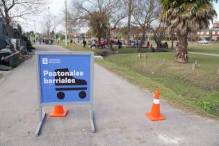 Peatonal barrial en la Plaza Alba Roballo, Municipio D