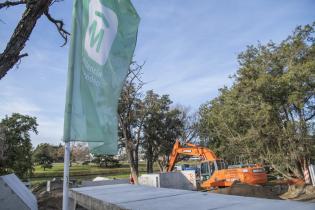 Obra de saneamiento en arroyo Mataperros