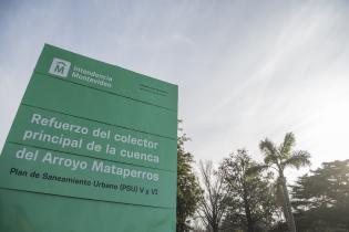 Obra de saneamiento en arroyo Mataperros Obra de saneamiento en arroyo Mataperros