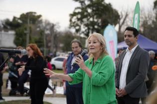 Montevideo avanza en espacios públicos, inauguración de espacio de juegos infantiles en el parque Andalucía