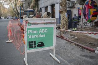 Plan ABC Veredas en la calle Jackson entre Constituyente y Charrúa