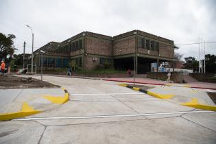 Obras en el semáforo de Av. Gral. Rivera y Bv. José Batlle y Ordoñez