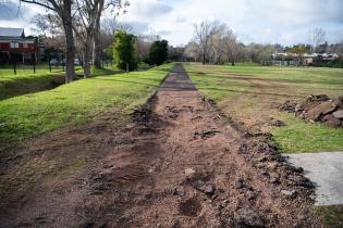 Avance de obras en el Parque Rivera Avance de obras en el Parque Rivera