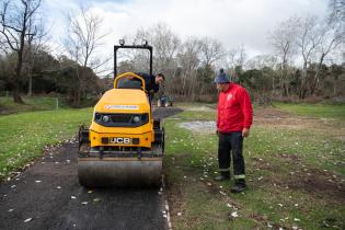 Avance de obras en el Parque Rivera