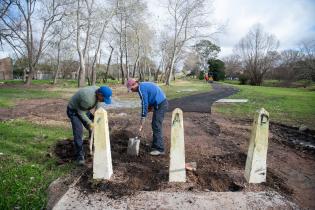 Avance de obras en el Parque Rivera Avance de obras en el Parque Rivera