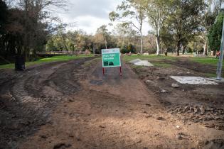 Avance de obras en el Parque Rivera Avance de obras en el Parque Rivera