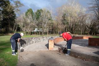 Avance de obras en el Parque Rivera Avance de obras en el Parque Rivera