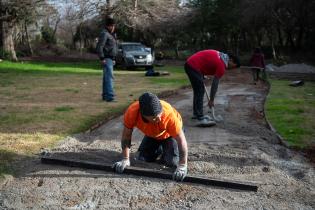 Avance de obras en el Parque Rivera Avance de obras en el Parque Rivera