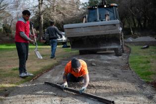 Avance de obras en el Parque Rivera Avance de obras en el Parque Rivera