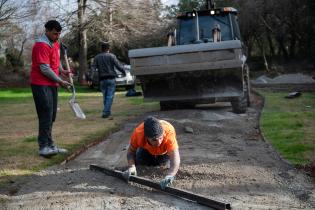 Avance de obras en el Parque Rivera