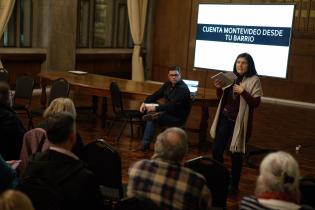 Reunión con los concejales vecinales por los 300 años de Montevideo