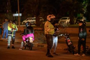 Operativo de Movilidad en la rambla de Montevideo