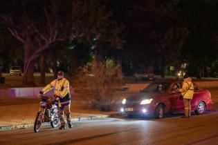 Operativo de Movilidad en la rambla de Montevideo