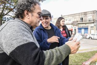 Realización de mural en plazoleta de avenida Agraciada y Zufriategui, barrio Paso Molino