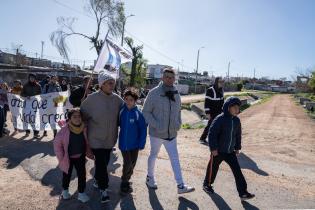 Cierre de la plantación de árboles en el barrio Bajo Valencia Cierre de la plantación de árboles en el barrio Bajo Valencia