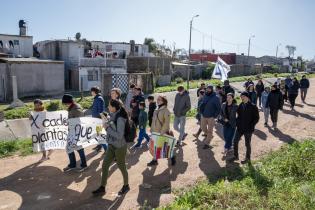 Cierre de la plantación de árboles en el barrio Bajo Valencia Cierre de la plantación de árboles en el barrio Bajo Valencia