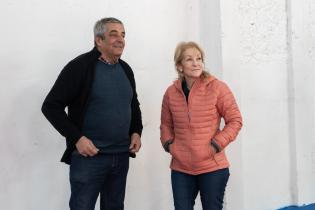 Obras del presupuesto participativo en el gimnasio Huracán del Paso de la Arena Obras del presupuesto participativo en el gimnasio Huracán del Paso de la Arena