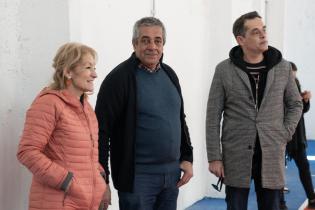 Obras del presupuesto participativo en el gimnasio Huracán del Paso de la Arena Obras del presupuesto participativo en el gimnasio Huracán del Paso de la Arena