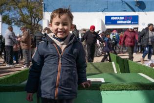 Obras del presupuesto participativo en el gimnasio Huracán del Paso de la Arena Obras del presupuesto participativo en el gimnasio Huracán del Paso de la Arena