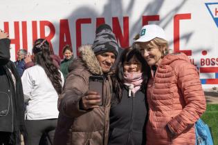 Obras del presupuesto participativo en el gimnasio Huracán del Paso de la Arena