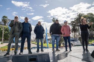 Obras del presupuesto participativo en el gimnasio Huracán del Paso de la Arena Obras del presupuesto participativo en el gimnasio Huracán del Paso de la Arena