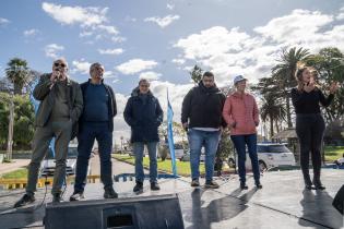 Obras del presupuesto participativo en el gimnasio Huracán del Paso de la Arena