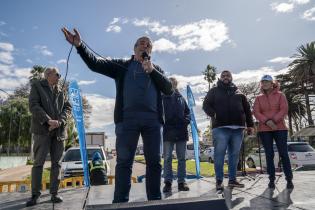 Obras del presupuesto participativo en el gimnasio Huracán del Paso de la Arena