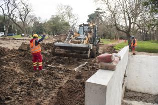 Avance de obras de saneamiento en arroyo Mataperros