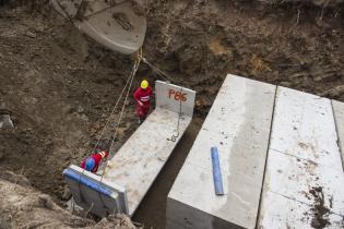 Avance de obras de saneamiento en arroyo Mataperros Avance de obras de saneamiento en arroyo Mataperros